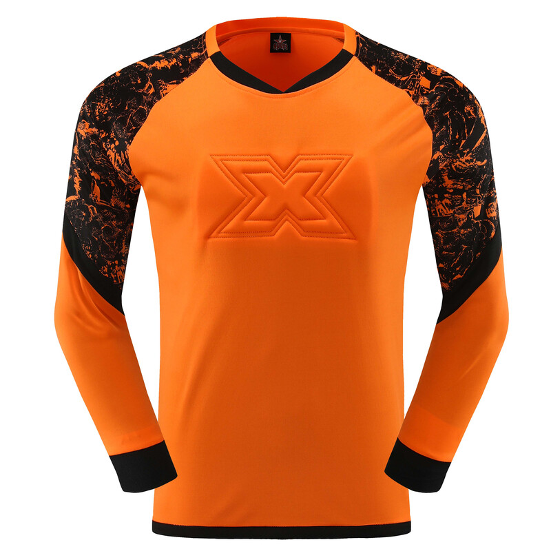 Bărbați Copii Fotbal Tricouri Portar Topuri Fotbal Portar Tricou Tricou Rugby Truse Sport Îmbrăcăminte Cot Protector Piept