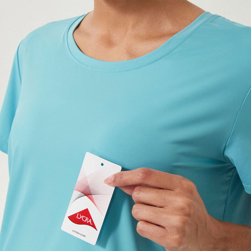 Tricou pentru alergare sport pentru femei cu mânecă scurtă, la modă, cu gât rotund, cu tivul despicat, cămașă moale pentru yoga pentru gimnastică, bluză de antrenament respirabilă pentru femei