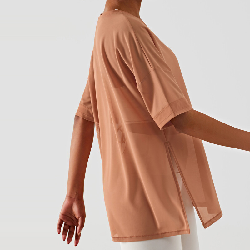 Tricou sport pentru fitness, respirabil, rece ca gheață, pentru femei, Topuri pentru yoga, cămașă cu mânecă scurtă pentru sport pentru gimnastică, îmbrăcăminte sport pentru femei, haine de antrenament