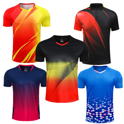 Tricouri de tenis noi Bărbați, femei, fete, haine de badminton, copii, tenis de masă, uniforme de fotbal, tricouri, îmbrăcăminte sport pentru sală, cămăși pentru alergare