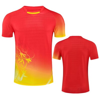 Tricouri de tenis noi Bărbați, femei, fete, haine de badminton, copii, tenis de masă, uniforme de fotbal, tricouri, îmbrăcăminte sport pentru sală, cămăși pentru alergare