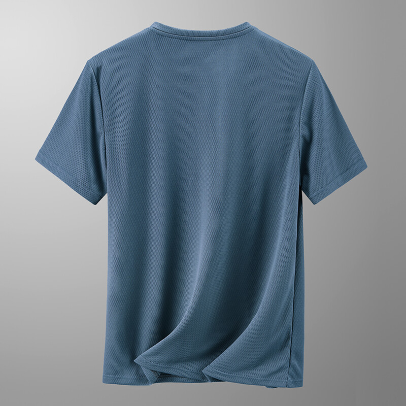 YJKVUR Ljetne muške majice s okruglim izrezom za brzo sušenje 2024. Atletsko trčanje, vježbanje u teretani, majice kratkih rukava