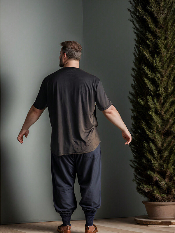 2GAB balts+melns plus T krekls vīriešu lieliem un gariem krekliem Vīriešu īpaši viegls ātri nožūstošs sporta T-krekls, 6XL/5XL/4XL/3XL/2XL