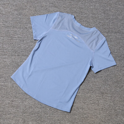 2024 Tricou sport pentru femei Yoga Top cu mânecă scurtă cu plasă laterală Alergare Sală Îmbrăcăminte sport Fete Fitness Top Yoga