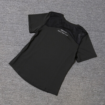 2024 Tricou sport pentru femei Yoga Top cu mânecă scurtă cu plasă laterală Alergare Sală Îmbrăcăminte sport Fete Fitness Top Yoga