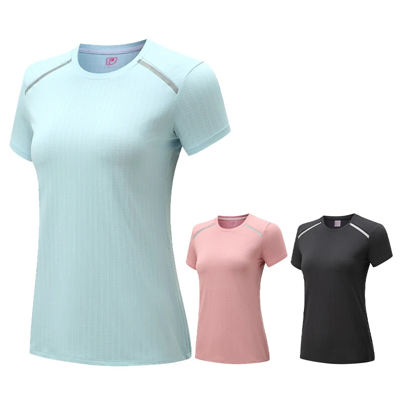 Tricou pentru jogging pentru sală de gimnastică pentru femei, maraton, alergare, Topuri cu mânecă scurtă, în aer liber, cămăși sport pentru femei, hanorac pentru fitness, tricou Dry Fit Yoga