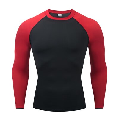 Tricou universal cu mânecă lungă în patru sezoane Cămașă de iarnă în partea de jos Cămașă sport Top pentru bărbați Tricou pentru gimnastică Cămașă de echitație pentru motocicletă cu adaptare musculară 2024