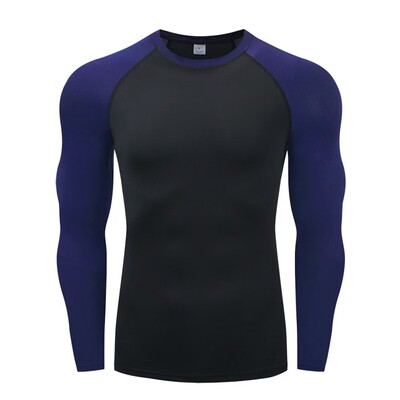 Tricou universal cu mânecă lungă în patru sezoane Cămașă de iarnă în partea de jos Cămașă sport Top pentru bărbați Tricou pentru gimnastică Cămașă de echitație pentru motocicletă cu adaptare musculară 2024