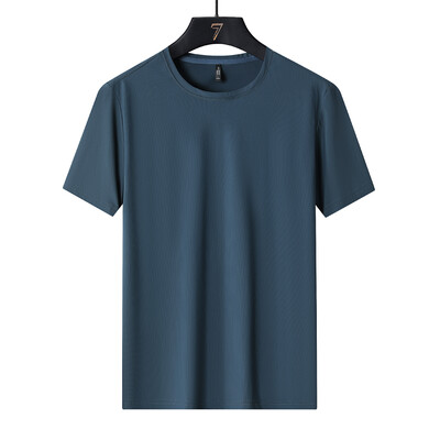 Tricou pentru alergare de vară, cu uscare rapidă, cu dungi, respirabil, pentru bărbați, îmbrăcăminte sportivă, jogging, sală, sport, femei, fitness, mânecă scurtă, 7XL