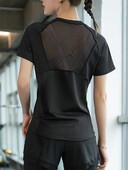 Nova ljetna sportska majica kratkih rukava koja se brzo suši, mrežasta majica za fitness, biciklizam za trčanje, tanka odjeća za jogu, ženske kratke rukave