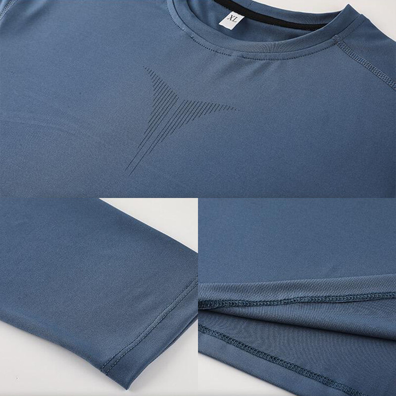 Tricou cu mânecă lungă pentru bărbați, uscată rapid