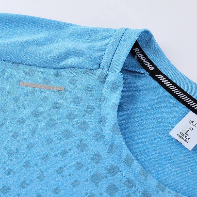 Cămăși de gimnastică imprimate Modă Alergare Casual Jogging în aer liber Antrenament respirabil Mâneci scurte Nailon Antrenament rapid Tricou nou