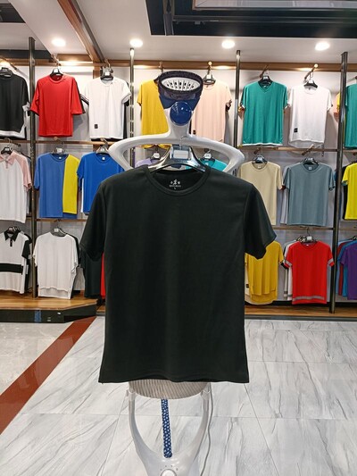 Unisex sportiniai marškinėliai iš 100 % poliesterio greitai džiūstantys tinkliniai bėgimo marškinėliai Vienspalviai maratono bėgimo marškinėliai apvaliu kaklu