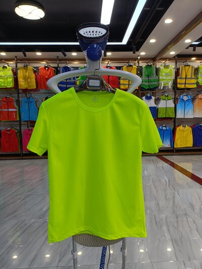 Unisex sportiniai marškinėliai iš 100 % poliesterio greitai džiūstantys tinkliniai bėgimo marškinėliai Vienspalviai maratono bėgimo marškinėliai apvaliu kaklu