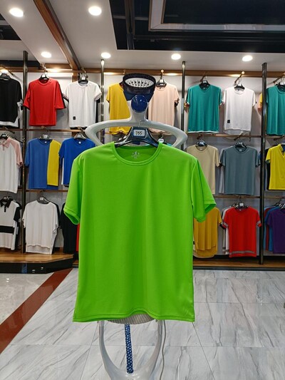 Unisex sportiniai marškinėliai iš 100 % poliesterio greitai džiūstantys tinkliniai bėgimo marškinėliai Vienspalviai maratono bėgimo marškinėliai apvaliu kaklu