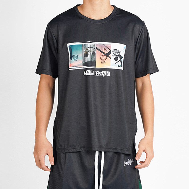 BASKETMAN Tricouri de baschet pentru bărbați Tricouri cu mâneci scurte imprimate personalizabile Antrenamente respirabile Treninguri de alergare Unisex