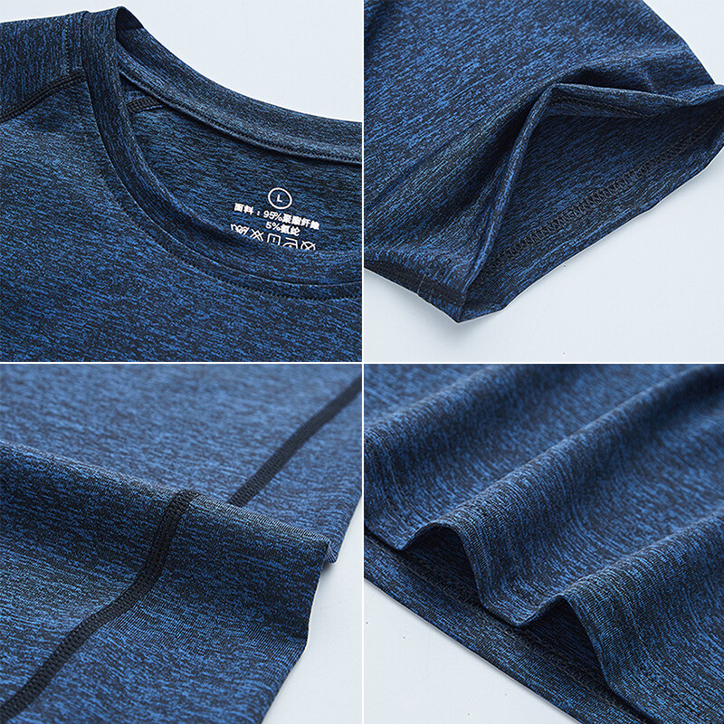 Sporto salės marškinėliai Vyriški trumpomis rankovėmis sportiniai marškinėliai Kultūrizmo viršus Vyriški moterų raumenų treniruotės Kompresiniai fitneso drabužiai