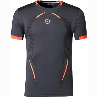 Tricou bărbați Jeansian Tricou Tricou Sport cu mânecă scurtă Dry Fit Running Fitness Workout LSL187 Negru
