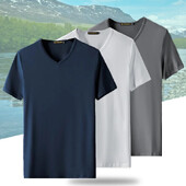 (M-5XL) Brzosušiva majica kratkih rukava Kampiranje Planinarenje Ribolov Muška sportska majica kratkih rukava Okrugli V-izrez Majice za vježbanje u teretani