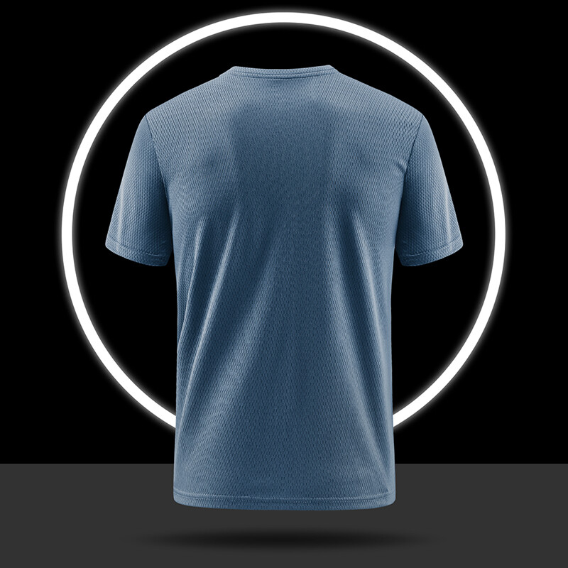 YJKVUR vasaras lielizmēra vīriešu ātri nosusināmi mitrumu novadoši T krekli Athletic Running Gym Workout T-krekli ar īsām piedurknēm