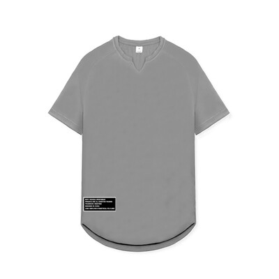 Cămașă cu mânecă scurtă, respirabilă, cu uscare rapidă de vară, sală de gimnastică, culturism, fitness, îmbrăcăminte pentru mușchi, tricou cu decolteu în V, elasticitate, pentru bărbați