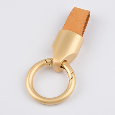 Luksusa vīriešu sieviešu atslēgu piekariņi Modes atslēgu piekariņi, izturīga āda automašīnas atslēgu piekariņa turētājam pakavu sprādzes dāvanu aksesuāri