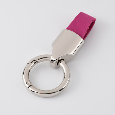 Luksusa vīriešu sieviešu atslēgu piekariņi Modes atslēgu piekariņi, izturīga āda automašīnas atslēgu piekariņa turētājam pakavu sprādzes dāvanu aksesuāri