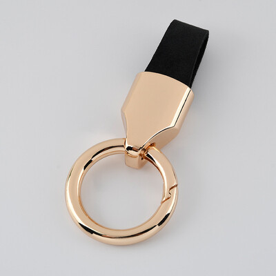 Luksusa vīriešu sieviešu atslēgu piekariņi Modes atslēgu piekariņi, izturīga āda automašīnas atslēgu piekariņa turētājam pakavu sprādzes dāvanu aksesuāri