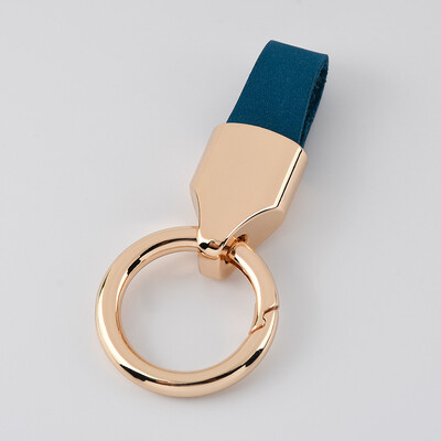 Luksusa vīriešu sieviešu atslēgu piekariņi Modes atslēgu piekariņi, izturīga āda automašīnas atslēgu piekariņa turētājam pakavu sprādzes dāvanu aksesuāri