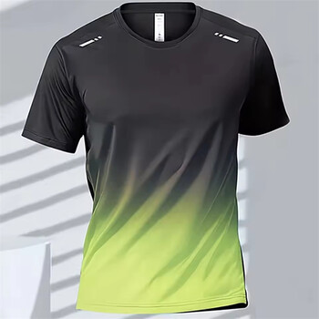 Ανδρικό T-shirt Badminton Top Quick Drying Ανδρική προπόνηση γυμναστικής Αθλητικά μπλουζάκια γυμναστικής για υπαίθριο μπλουζάκι για τρέξιμο μεγάλου μεγέθους Ρούχα