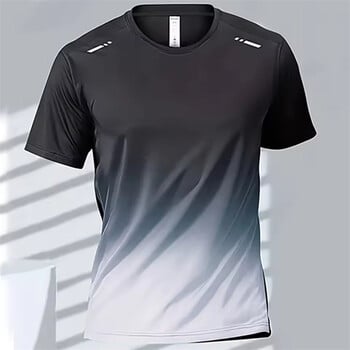 Ανδρικό T-shirt Badminton Top Quick Drying Ανδρική προπόνηση γυμναστικής Αθλητικά μπλουζάκια γυμναστικής για υπαίθριο μπλουζάκι για τρέξιμο μεγάλου μεγέθους Ρούχα