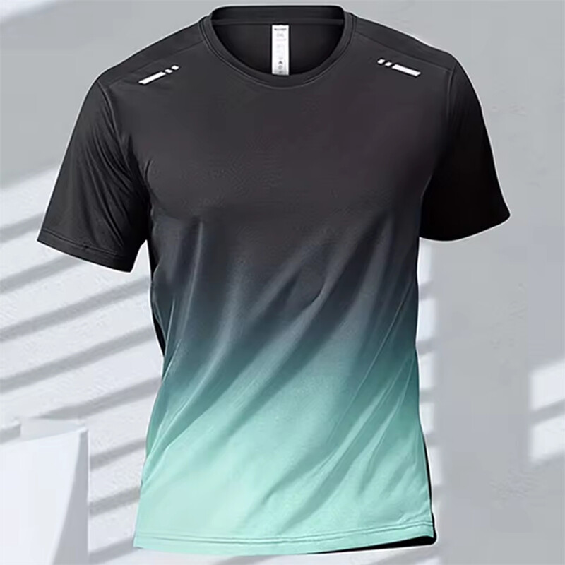 Tricou pentru bărbați Top de badminton Uscare rapidă Antrenament fitness pentru bărbați Topuri pentru sală de sport în aer liber Tricou pentru alergare ocazional Îmbrăcăminte supradimensionată