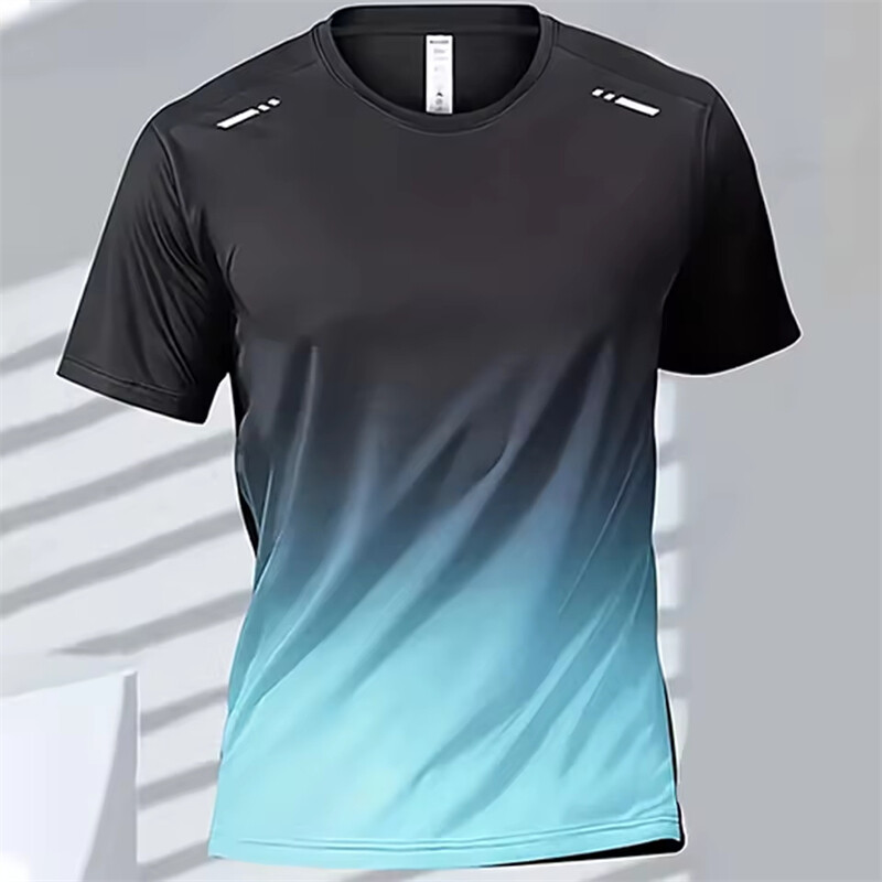 Tricou pentru bărbați Top de badminton Uscare rapidă Antrenament fitness pentru bărbați Topuri pentru sală de sport în aer liber Tricou pentru alergare ocazional Îmbrăcăminte supradimensionată