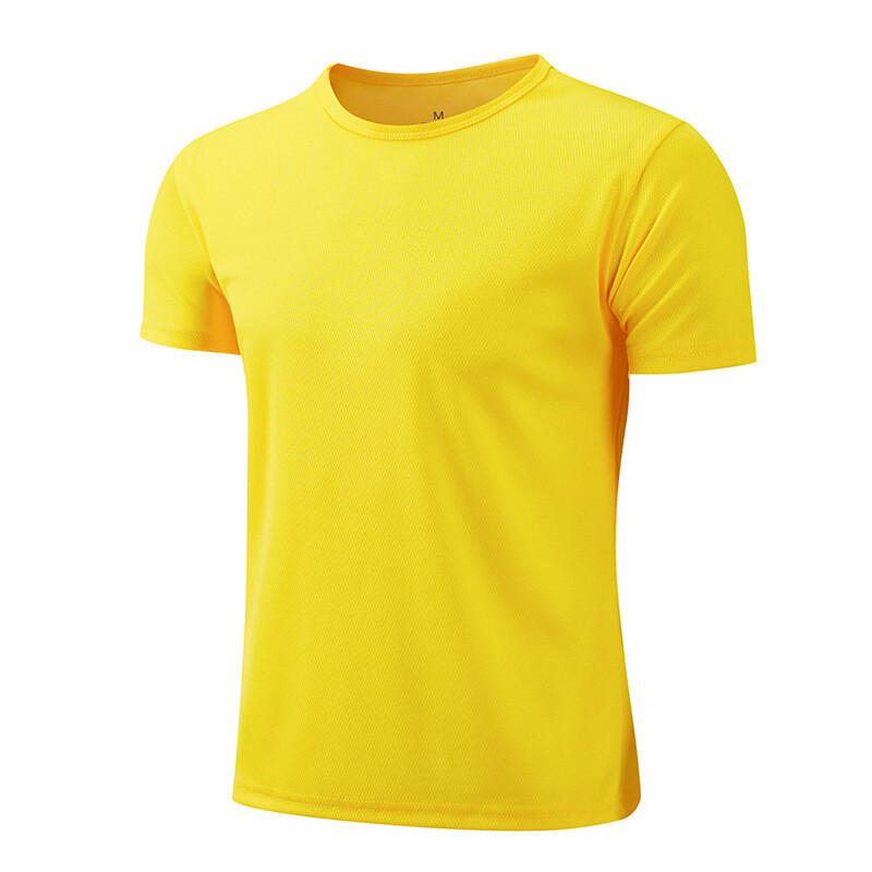Tricou de vară pentru bărbați Tricouri albe ocazionale pentru bărbați Top cu mânecă scurtă Tricouri respirabile Tricou de gimnastică cu uscare rapidă Tricou de fotbal Haine pentru bărbați