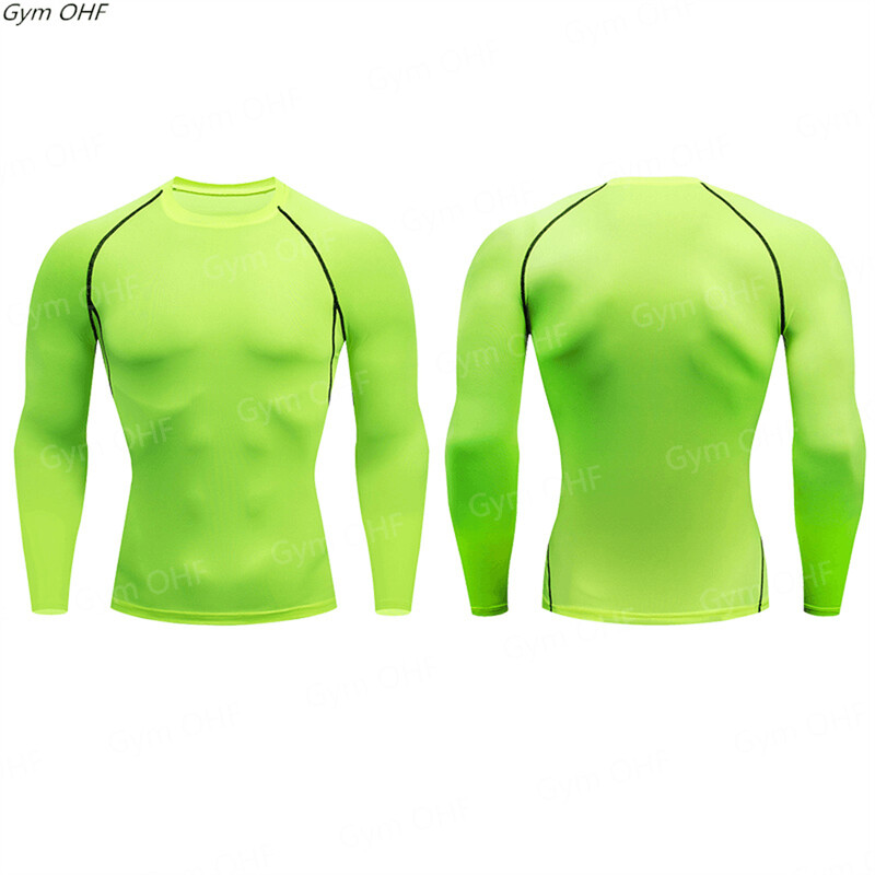 Dry Fit Bărbați de înaltă calitate MMA Fitness Gym Sport Tricou Jogging Alergare Cămașă Compresie Respirabil Rashguard Comprehensiv