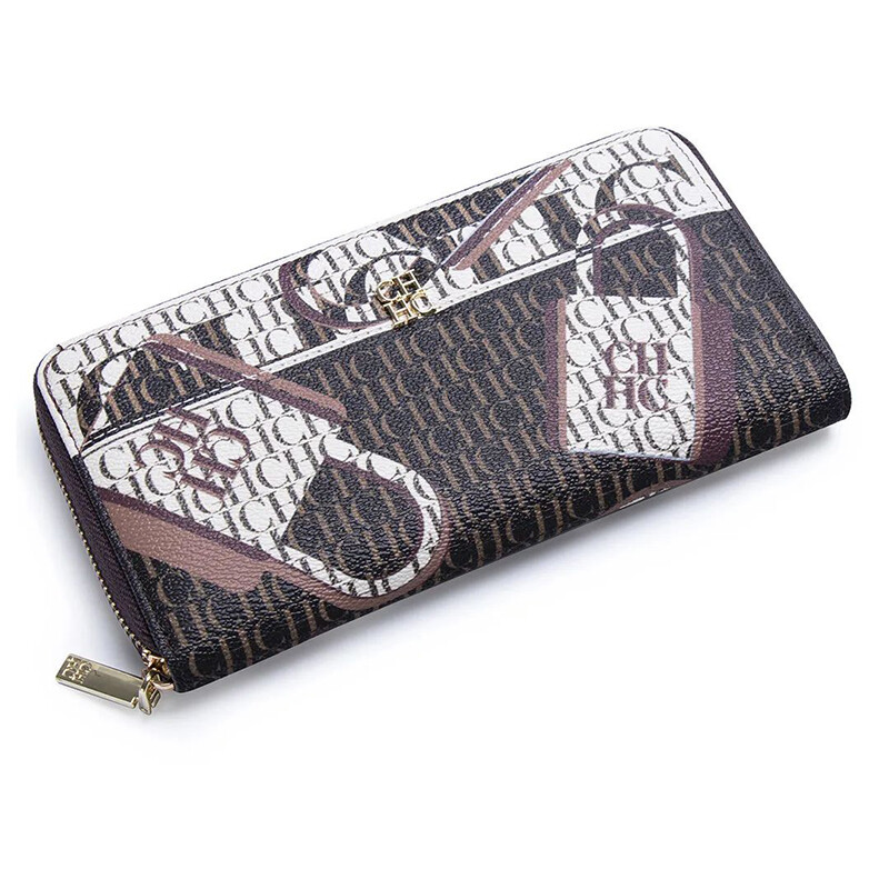 Luxusné dámske kabelky CH vysokej kvality, štvorcová peňaženka, klasická vintage skladacia, potlačená, monogramovaný dizajn, módny prémiový dizajn