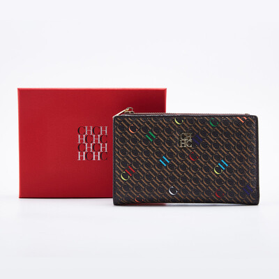 CH karikatūras raksts ar drukātu maku Mazs pārnēsājams sieviešu monētu maciņš, moderns jauns, piemērots daudziem gadījumiem sievietēm