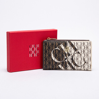 CH karikatūras raksts ar drukātu maku Mazs pārnēsājams sieviešu monētu maciņš, moderns jauns, piemērots daudziem gadījumiem sievietēm