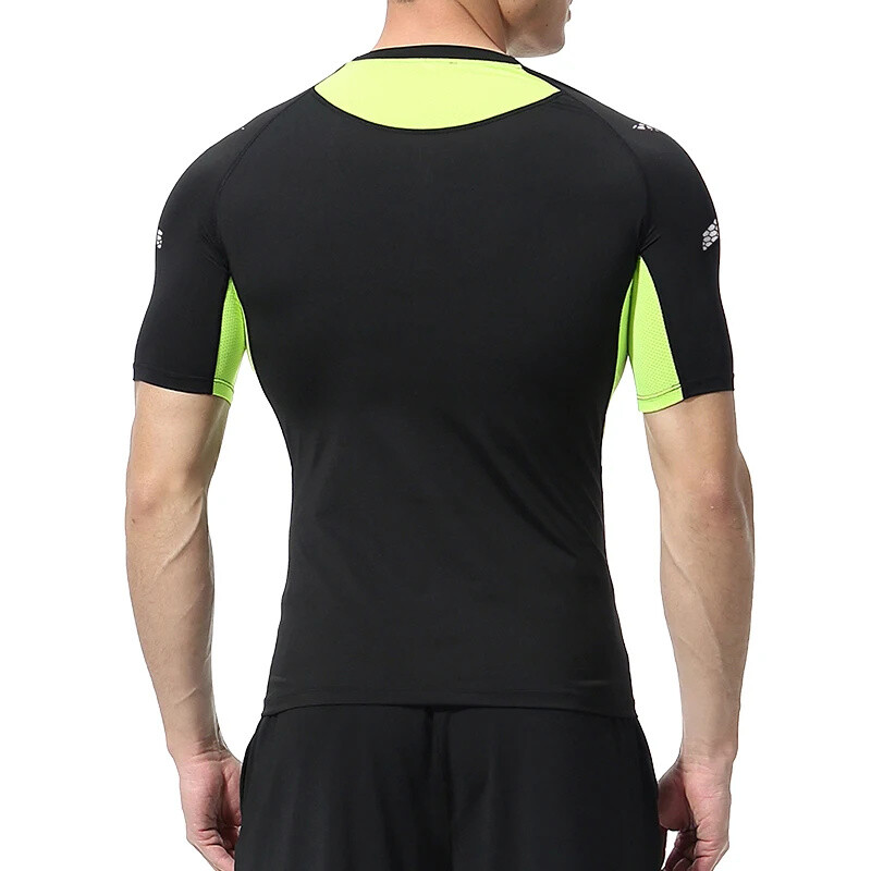 Muške kompresijske majice kratkih rukava Majice kratkih rukava za vježbanje u teretani za trčanje Brzo sušeće atletske donje slojeve potkošulje Rash Guard