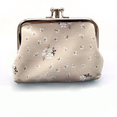 Torbica za novčiće Dvoslojna kopča s cvijećem, mali novčanik, ženske ženske torbice, modne ručne torbice