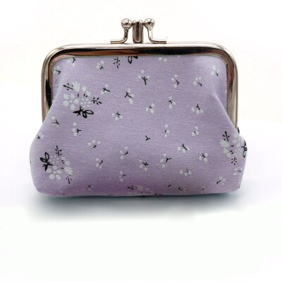 Torbica za novčiće Dvoslojna kopča s cvijećem, mali novčanik, ženske ženske torbice, modne ručne torbice