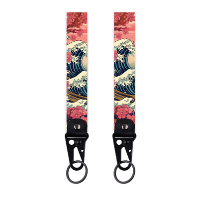 Starry Sky Sea Waves Breloc pentru chei de mașină Breloc Femei Accesorii Anime Breloc Bărbați Bijuterii de modă originale