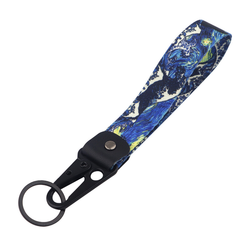 Starry Sky Sea Waves Breloc pentru chei de mașină Breloc Femei Accesorii Anime Breloc Bărbați Bijuterii de modă originale