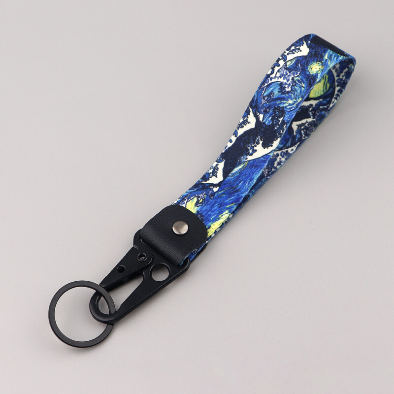 Starry Sky Sea Waves Breloc pentru chei de mașină Breloc Femei Accesorii Anime Breloc Bărbați Bijuterii de modă originale