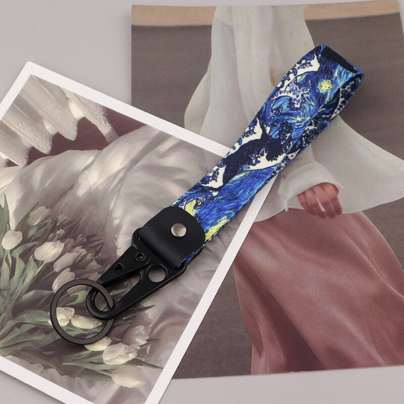 Starry Sky Sea Waves Breloc pentru chei de mașină Breloc Femei Accesorii Anime Breloc Bărbați Bijuterii de modă originale