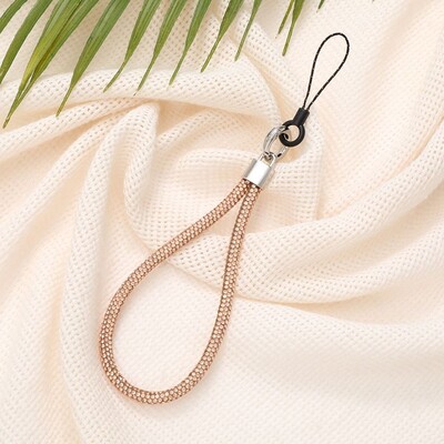 Sclipici strălucitor cu strasuri pentru telefon, cu diamante, cristal, curele pentru încheietura mâinii, breloc pentru agățat frânghie anti-pierdere