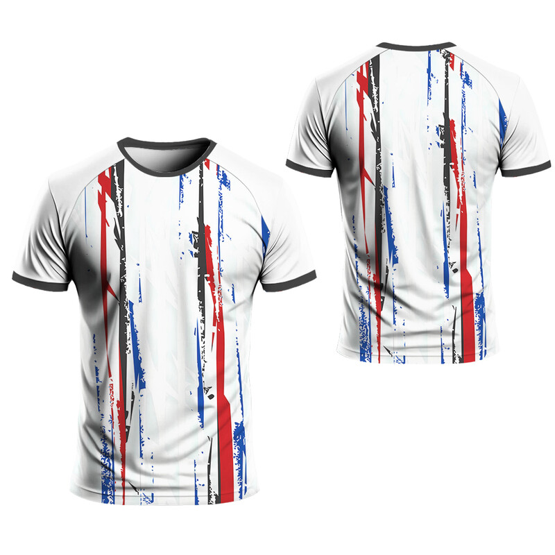 Tricou sport pentru bărbați, imprimare 3D, îmbrăcăminte sportivă nouă, cu uscare rapidă, cu gât rotund, tricou de fotbal, pentru bărbați, pentru femei, pentru sport în aer liber