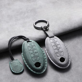 5 mygtukų odinis automobilio nuotolinio valdymo pulto raktų dėklas, skirtas Nissan X Trail T32 2020 Rogue Patrol Murano Htrail Maxima Altima Sentra Qashqai