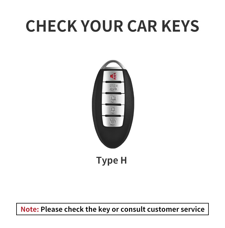 5 mygtukų odinis automobilio nuotolinio valdymo pulto raktų dėklas, skirtas Nissan X Trail T32 2020 Rogue Patrol Murano Htrail Maxima Altima Sentra Qashqai