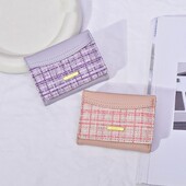 Novi kratki novčanik od pu kože Dopamine Duarable Clutch torbica većeg kapaciteta Jednobojni držač kartice Ženski